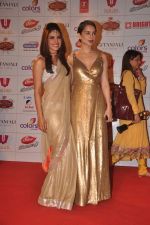 Priyanka Chopra, Kangna Ranaut at The Global Indian Film & Television Honors 2012 in Mumbai on 15th March 2012 (577).JPG